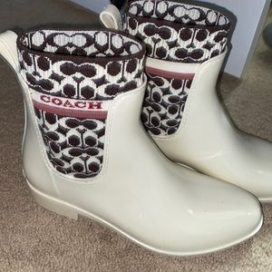 Coach Women's Shoes Coach Rivington Rain Bootie